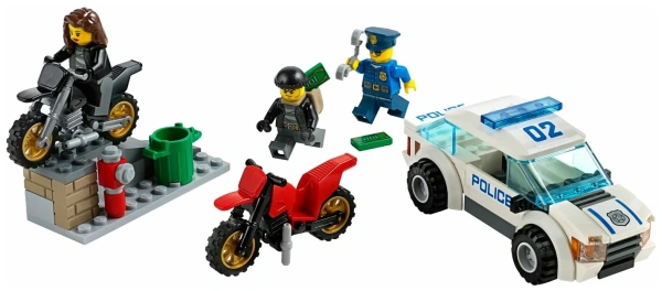Конструктор LEGO City 60042 Полицейская погоня на высокой скорости БУ